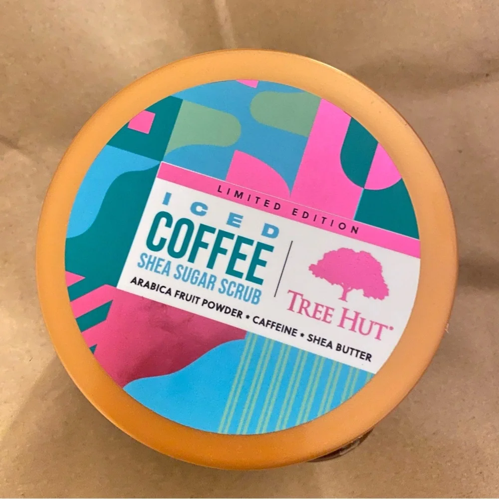 Tree Hut ICED COFFEE Shea Sugar Scrub Limited Edition 18 oz / 510 g NEW